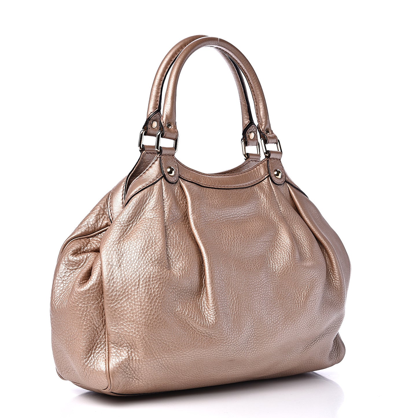 Metallic Calfskin Medium Sukey Tote Pink