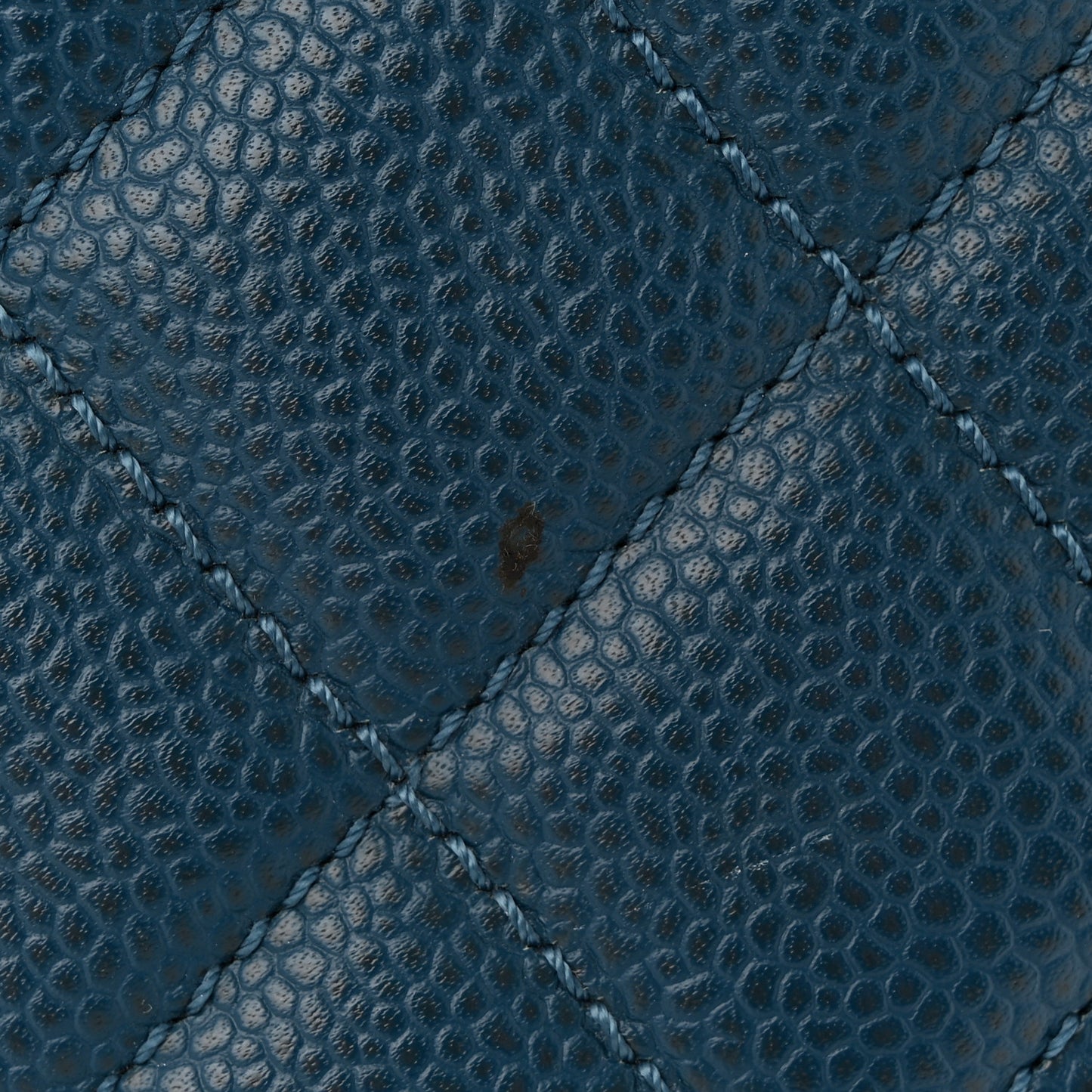 Caviar Quilted Grand Shopping Tote GST Dark Blue