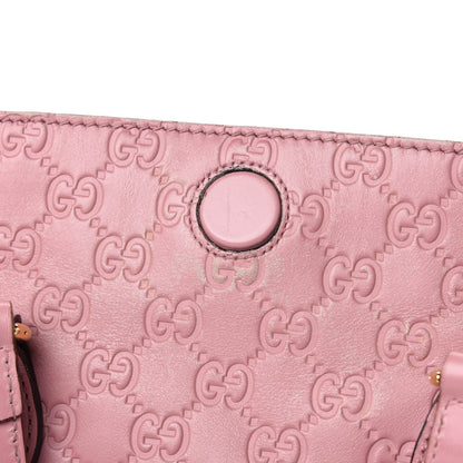 Gucci Guccissima Signature Linea A Foldover Tote Rose Baby Candy 11 of 18