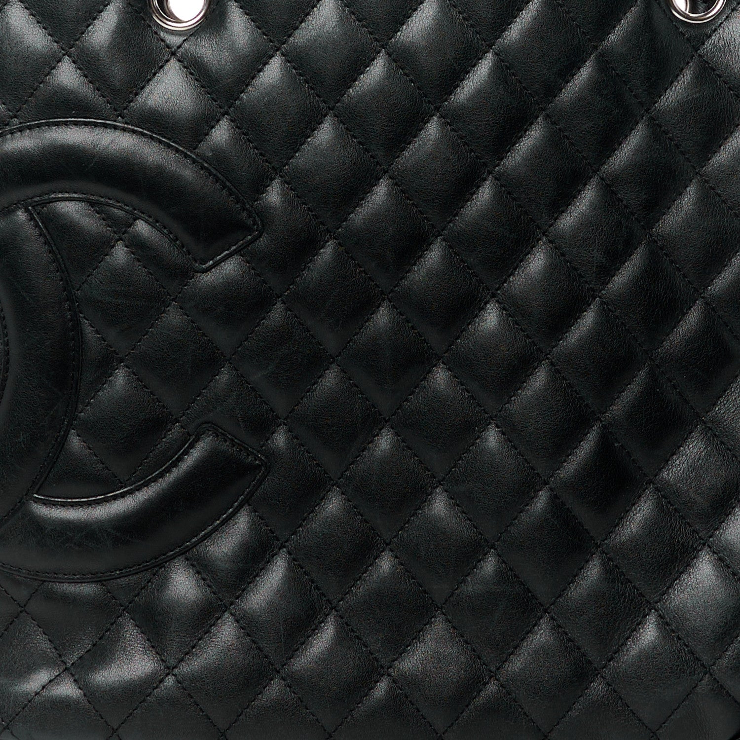Chanel Calfskin Quilted Large Cambon Tote Black 8 of 12