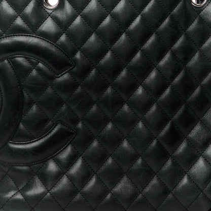 Chanel Calfskin Quilted Large Cambon Tote Black 8 of 12