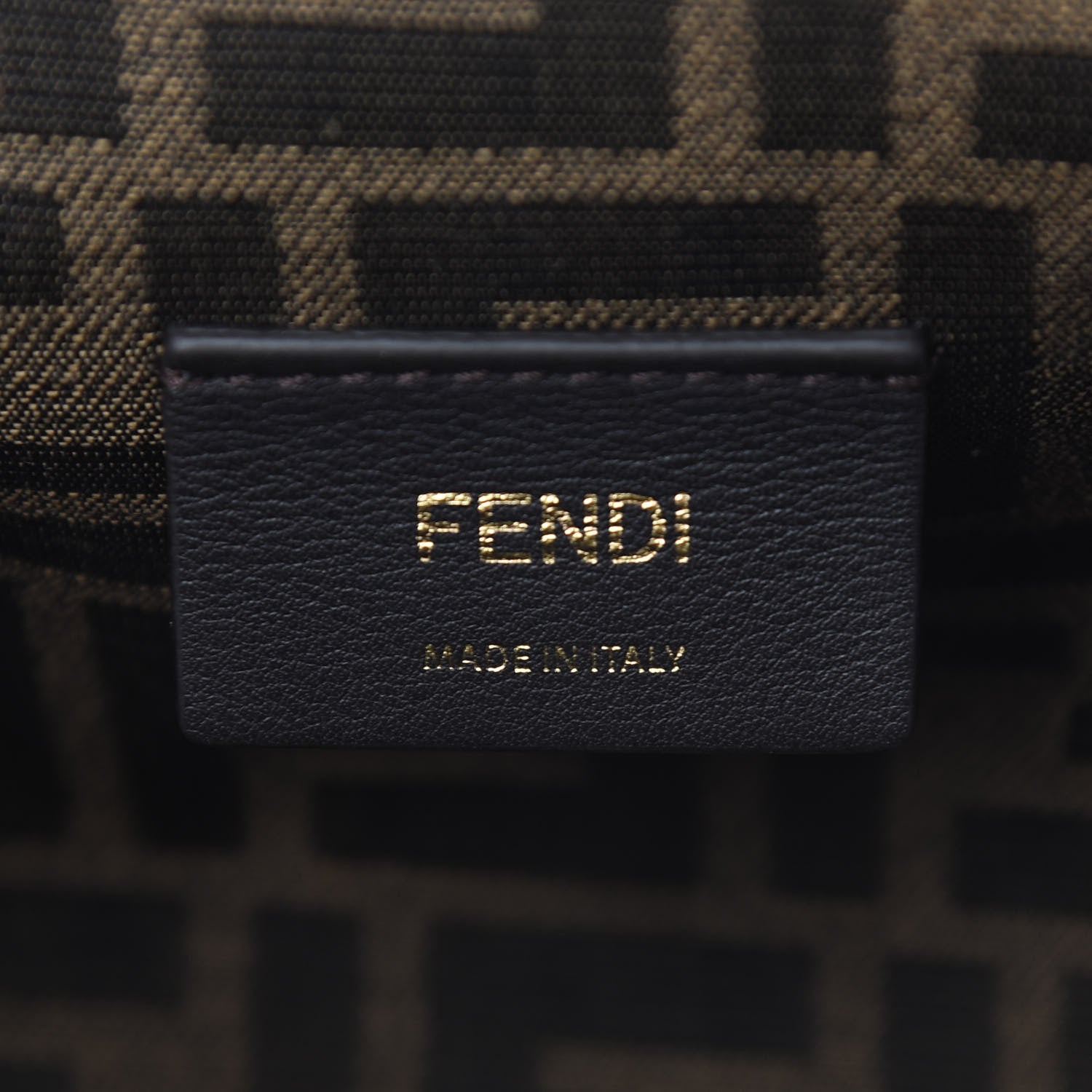 Fendi Shiny Nappa Small Fendi First Black 7 of 10