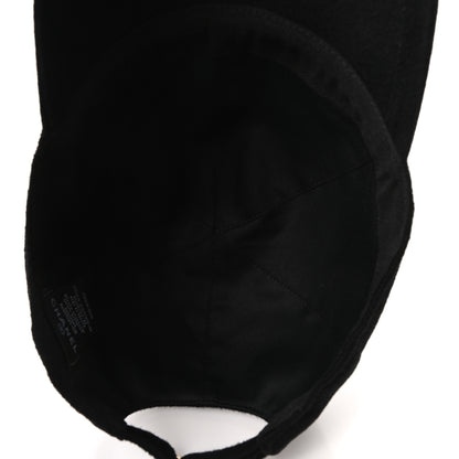 Chanel Cashmere CC Cap Hat Black 8 of 9