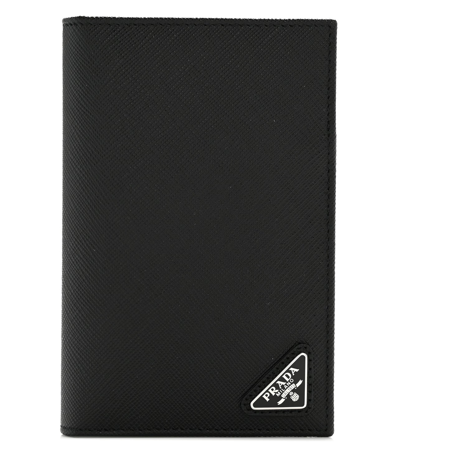 Saffiano Passport Holder Black