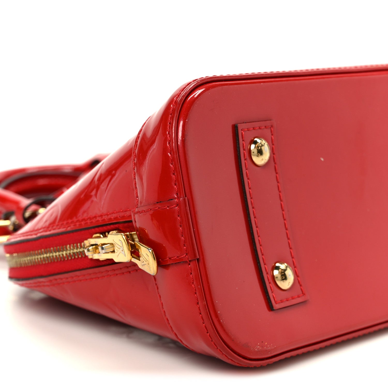 Louis Vuitton Vernis Alma BB Pomme D'Amour 11 of 13