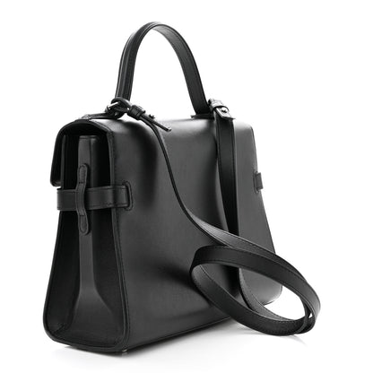 Delvaux Calfskin MM Tempete Satchel Black 3 of 10