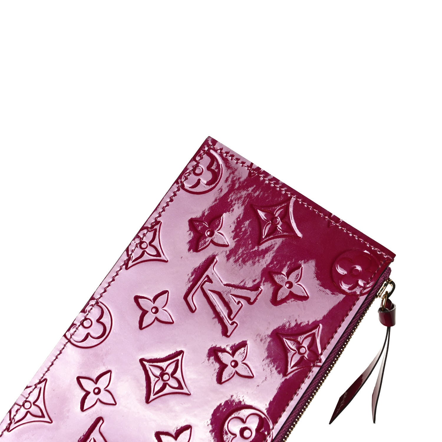 Louis Vuitton Vernis Felicie Chain Wallet Magenta 11 of 12