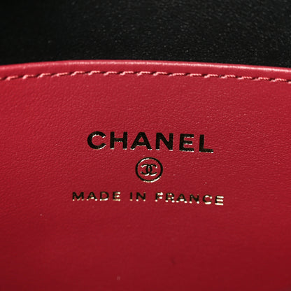 Chanel Shiny Caviar Mini Preppy Coco Shoulder Bag Black 6 of 11