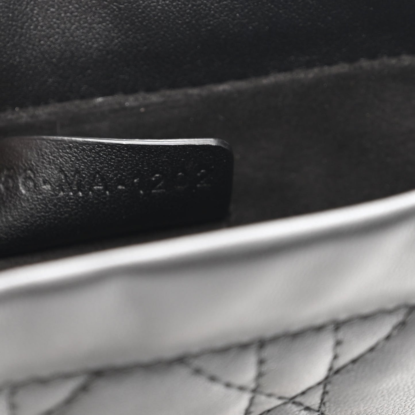 Lambskin Cannage Mini Top Handle Drawstring Bag Black