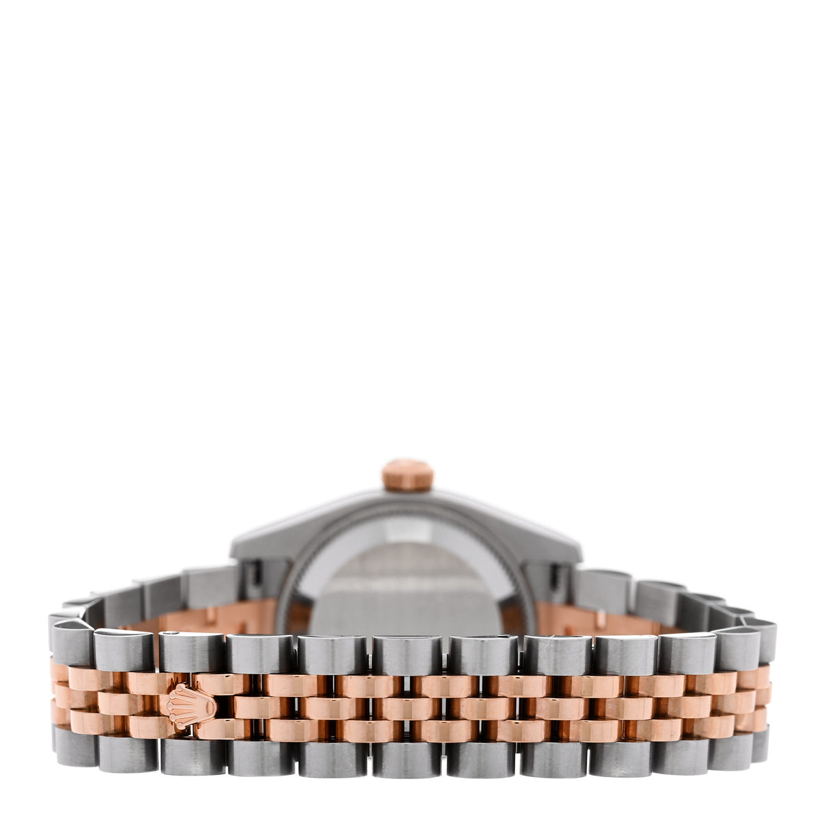 Rolex Stainless Steel 18K Everose Gold 26mm Oyster Perpetual Datejust Watch Silver 179171 3 of 5