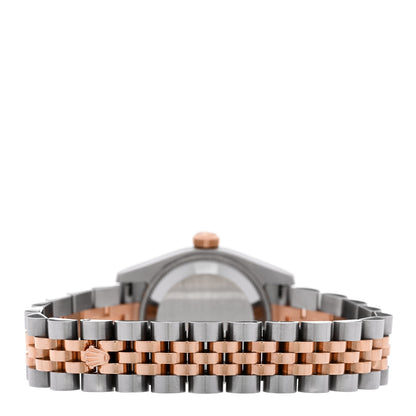 Rolex Stainless Steel 18K Everose Gold 26mm Oyster Perpetual Datejust Watch Silver 179171 3 of 5