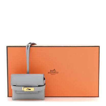 Hermes Swift Kelly Festival Bag Charm Gris Pantin 6 of 6