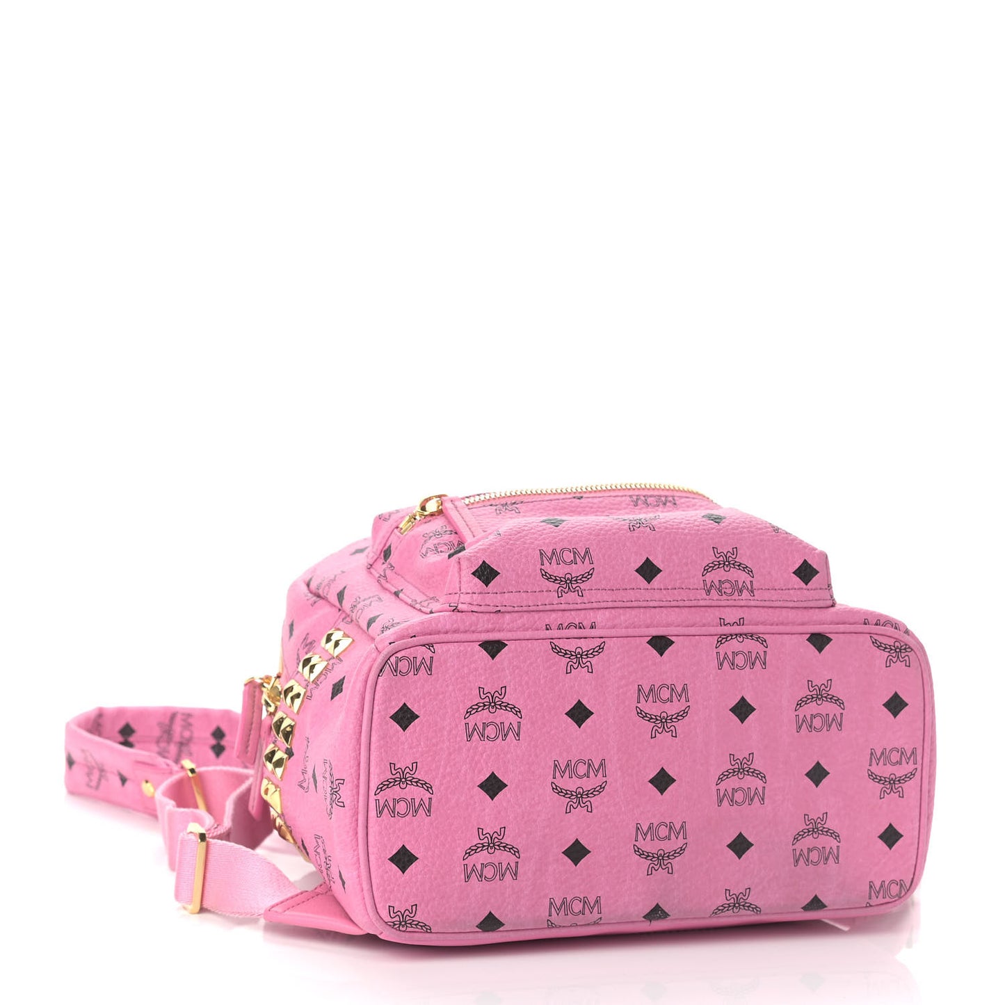 Visetos Small Side Stud Stark Backpack Pink