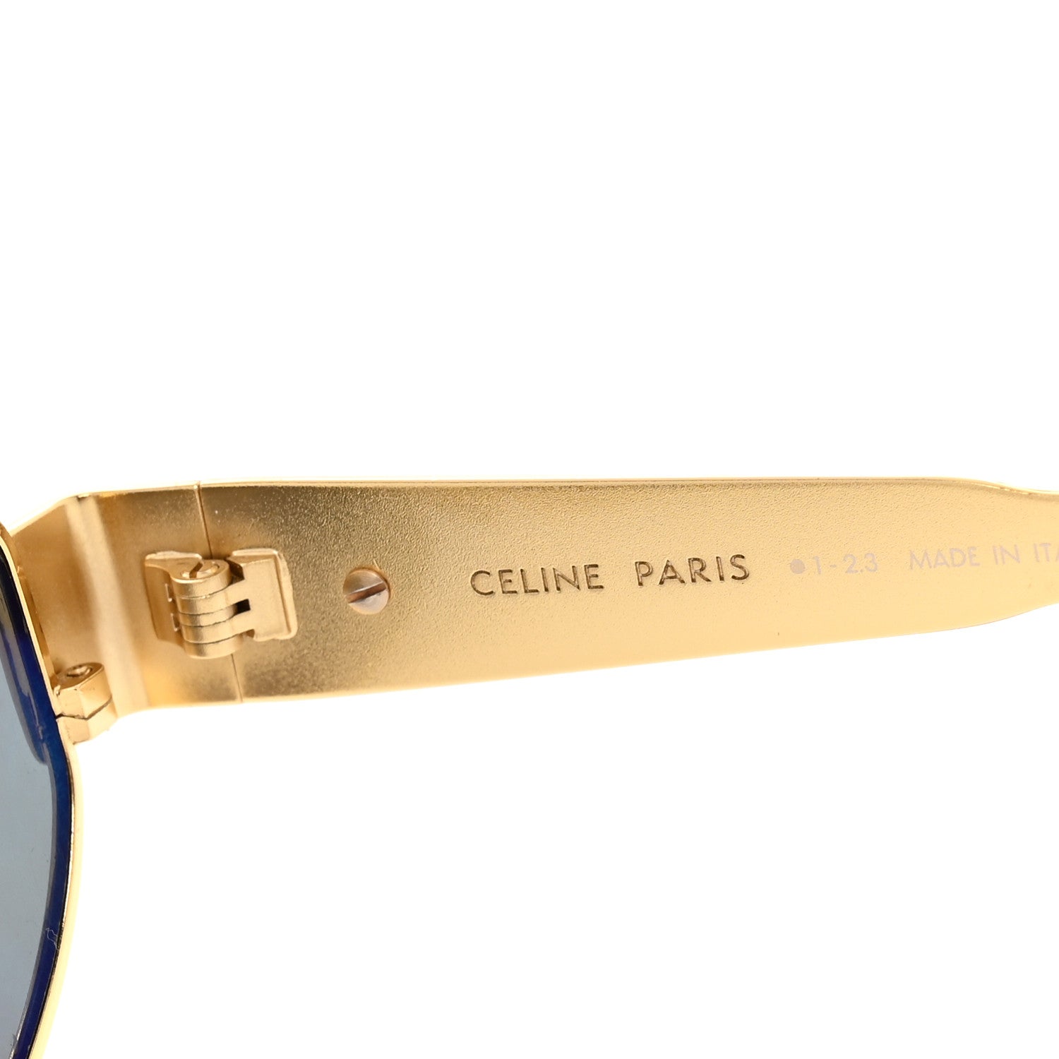 Celine Metal Triomphe 01 Sunglasses CL40235U Gold Green 5 of 8