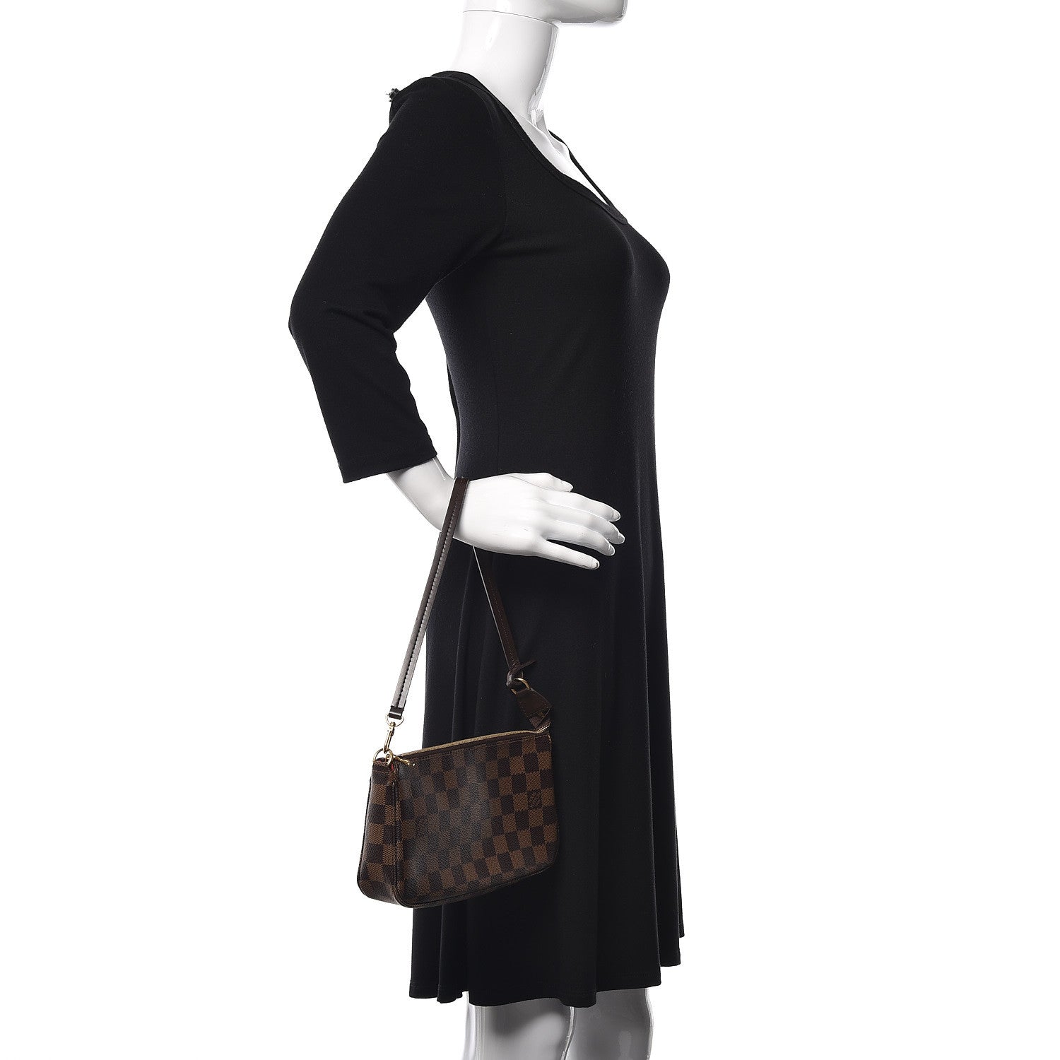 Louis Vuitton Damier Ebene Pochette Accessories NM 2 of 9