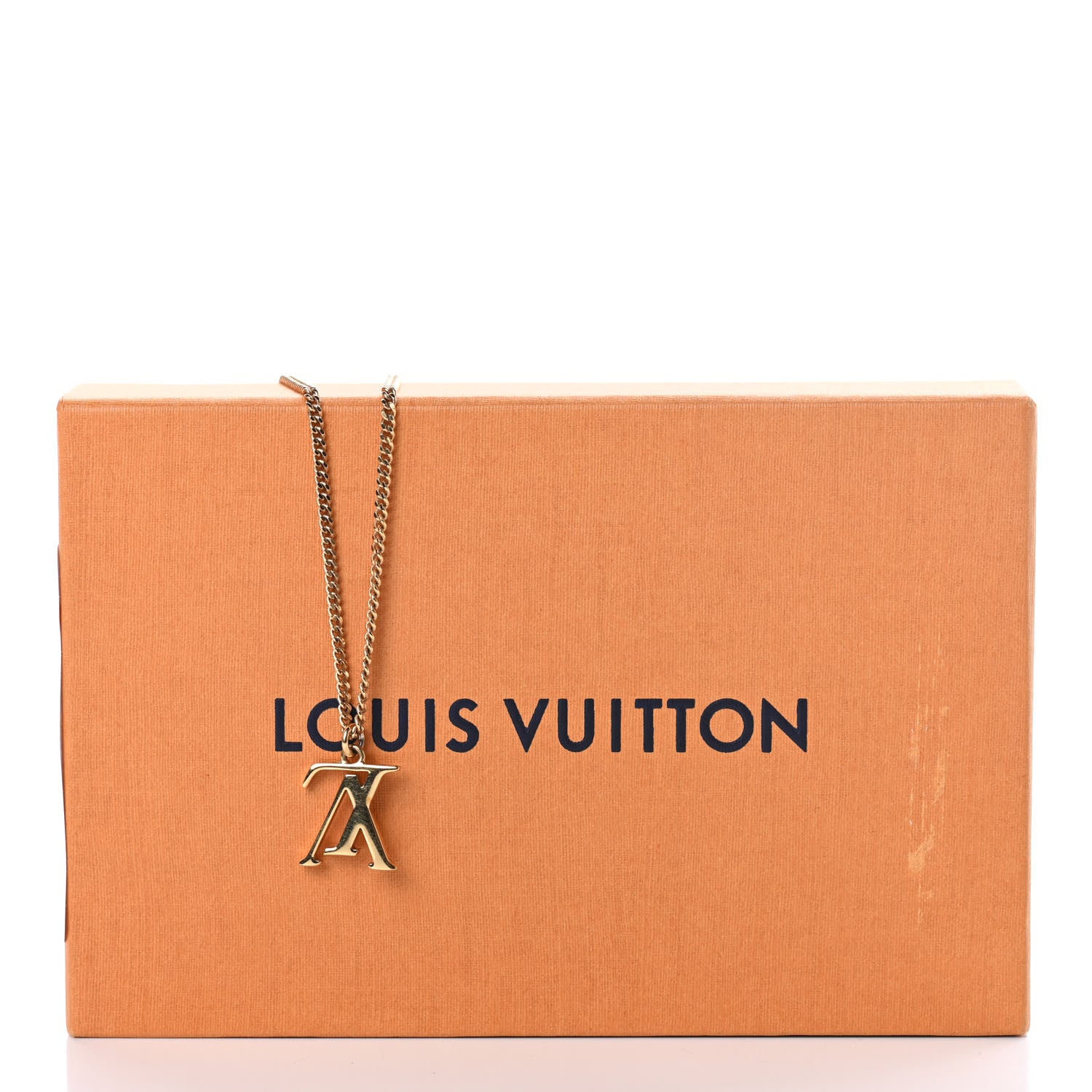 Louis Vuitton LV Upside Down Necklace Gold 7 of 7
