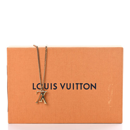 Louis Vuitton LV Upside Down Necklace Gold 7 of 7