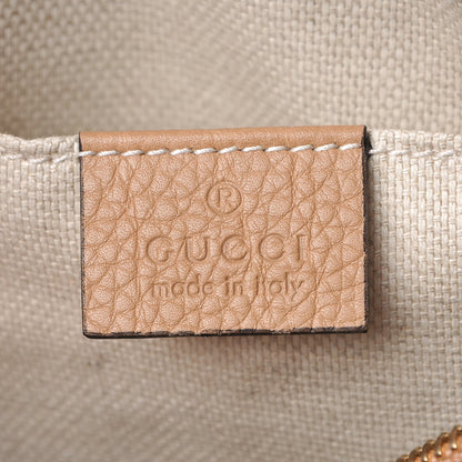 Gucci Pebbled Calfskin Small Soho Disco Bag Camelia 7 of 8