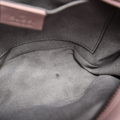 Gucci Calfskin Matelasse Small GG Marmont Chain Shoulder Bag Perfect Pink 8 of 10