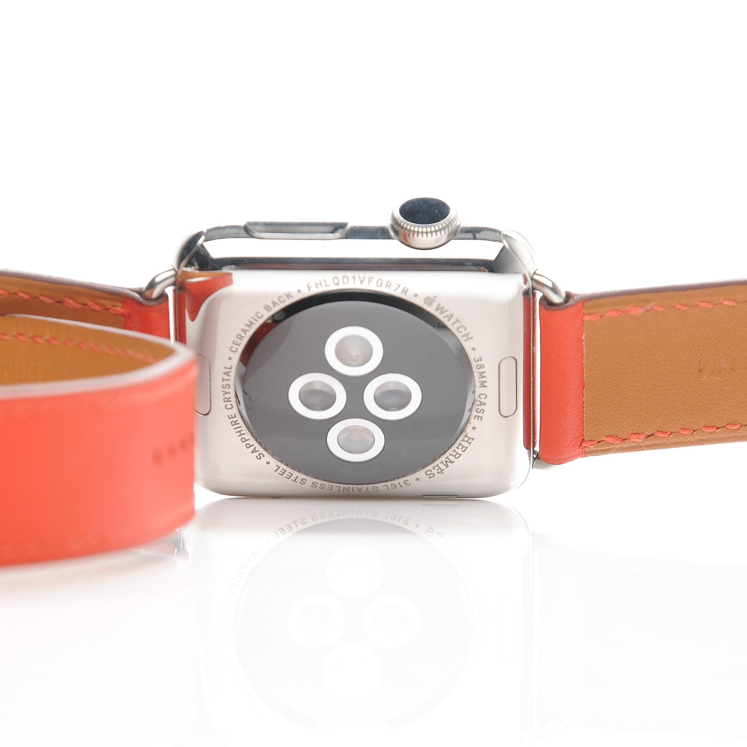 Hermes Swift 38mm Apple Watch Double Tour Capucine 5 of 8