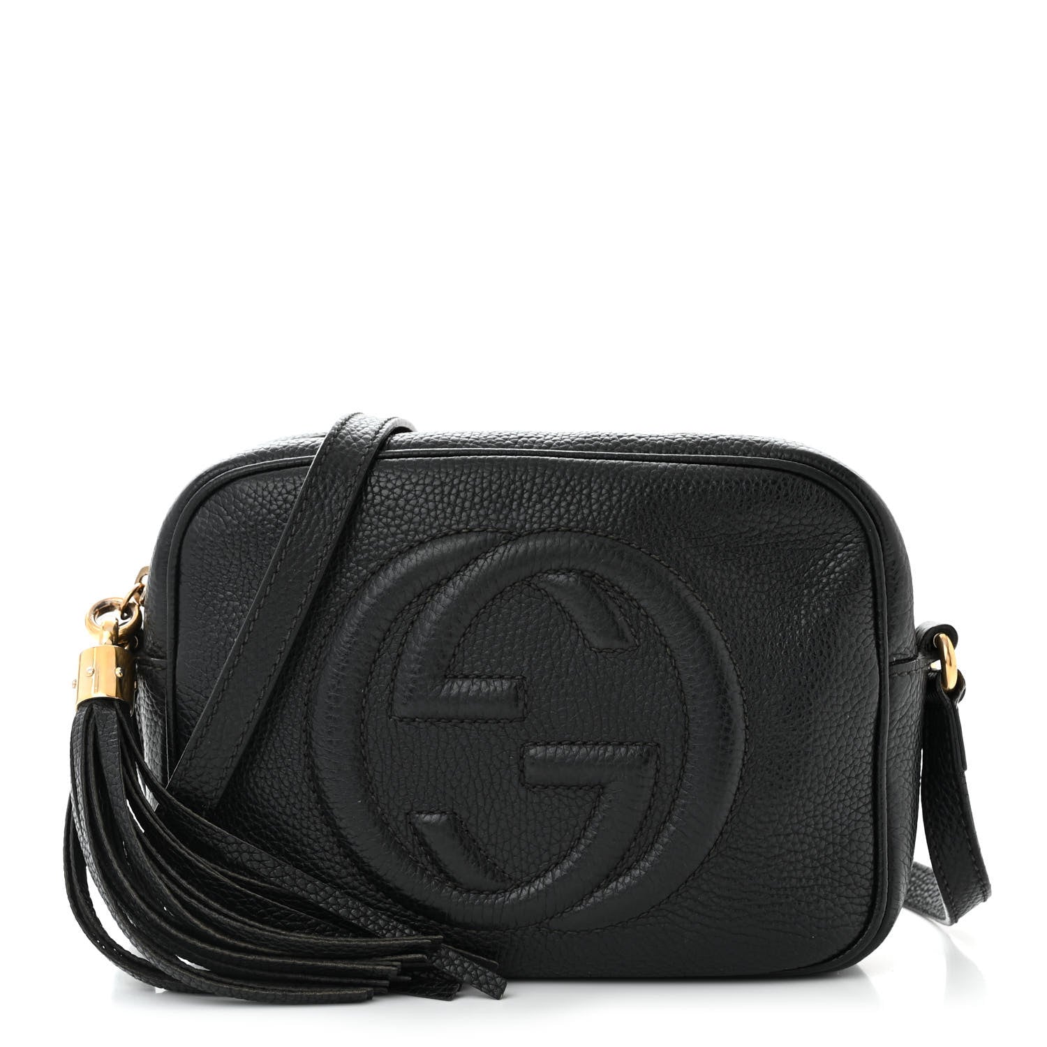 Gucci Pebbled Calfskin Small Soho Disco Bag Black 1 of 10