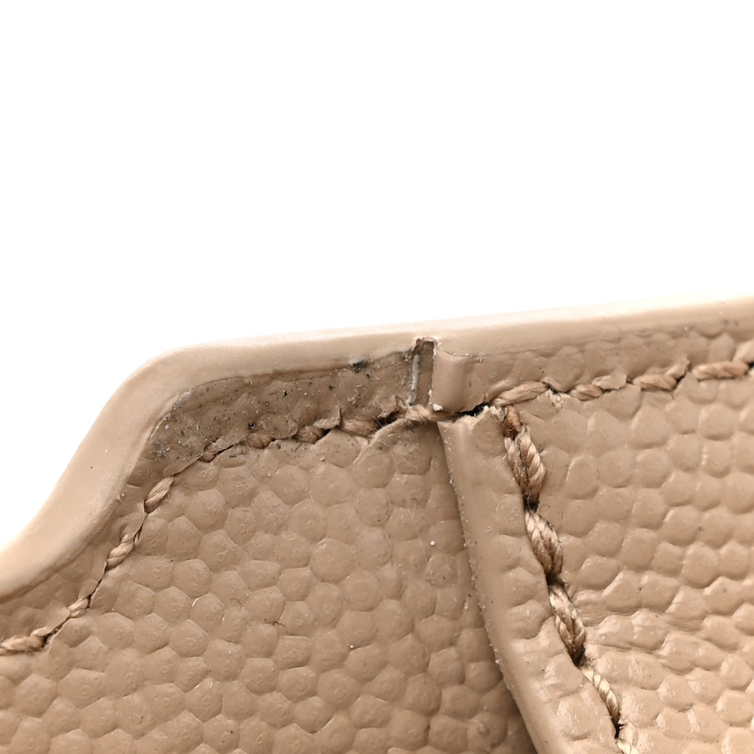 Saint Laurent Grain de Poudre Mini Classic Monogram Cassandra Top Handle Beige 12 of 14