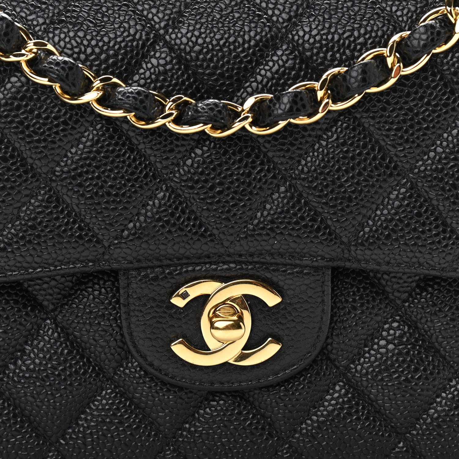 Chanel Caviar Quilted Small Double Flap Black 8 of 11