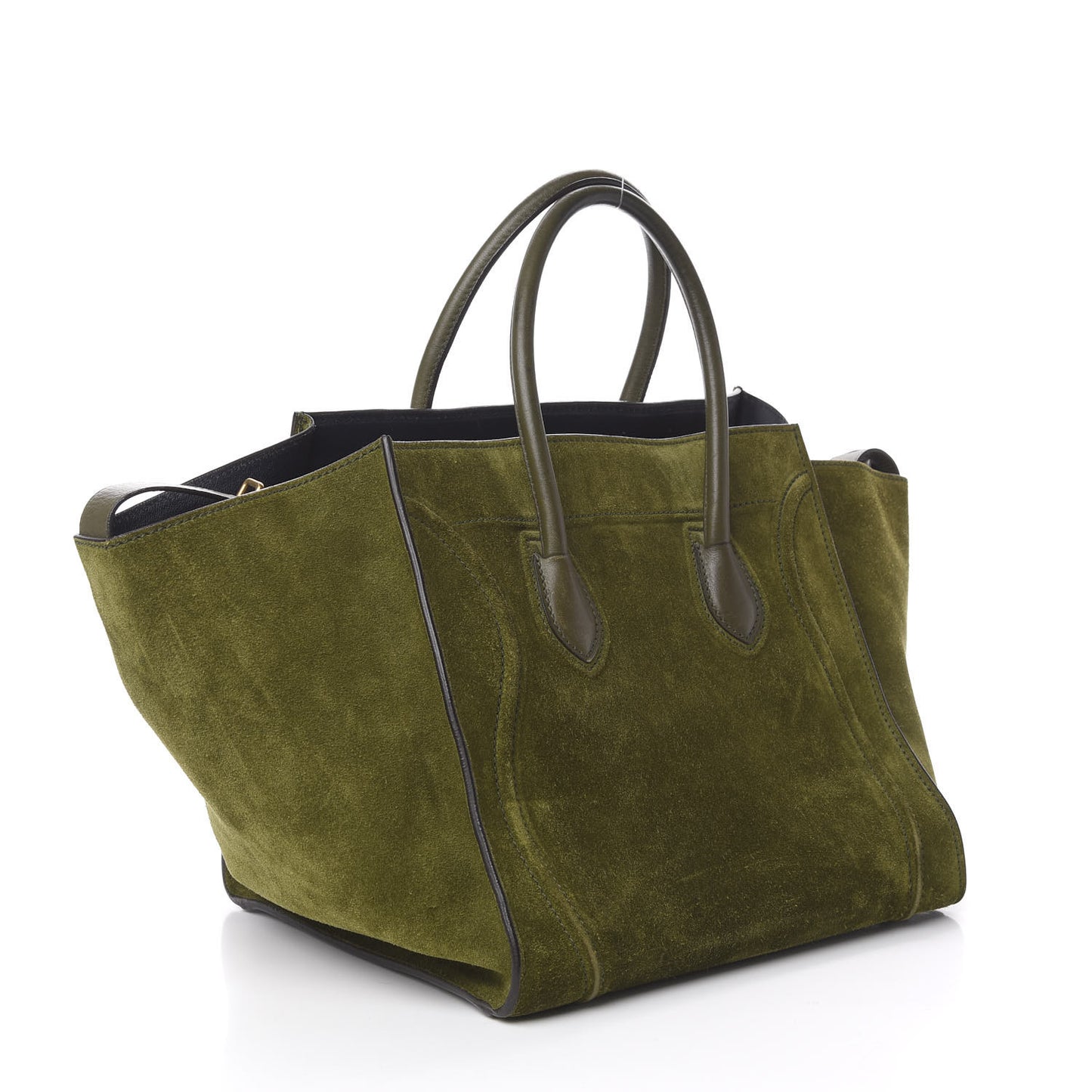 Suede Medium Phantom Luggage Olive