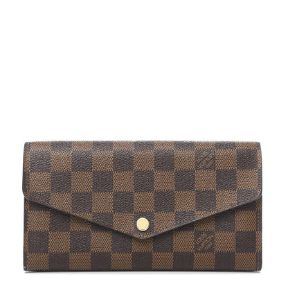 Louis Vuitton Damier Ebene Sarah Wallet NM 1 of 7