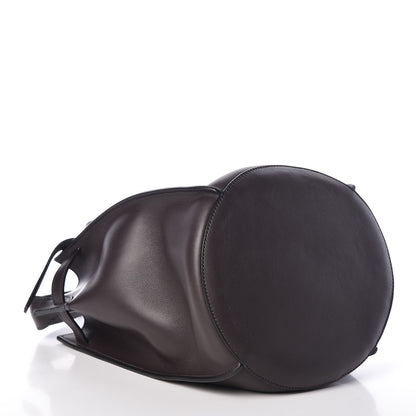 Celine Smooth Calfskin Long Strap Big Bucket Bag Liquorice 4 of 9