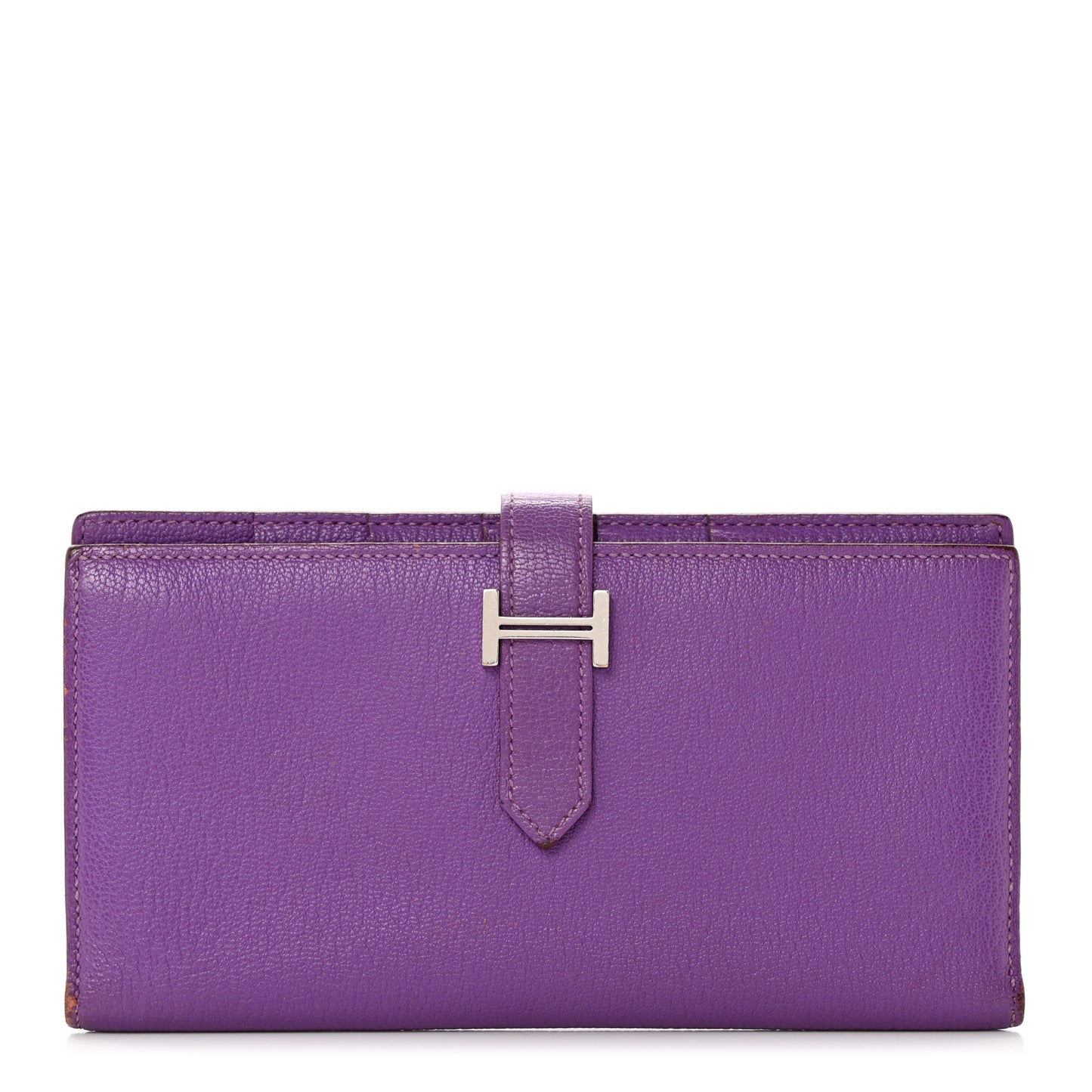 Chevre Mysore Bearn Wallet Parme