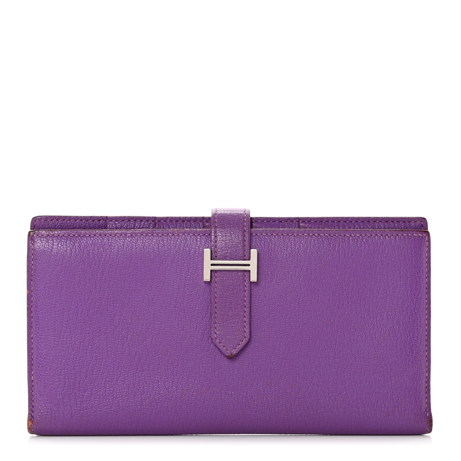 Hermes Chevre Mysore Bearn Wallet Parme 1 of 11
