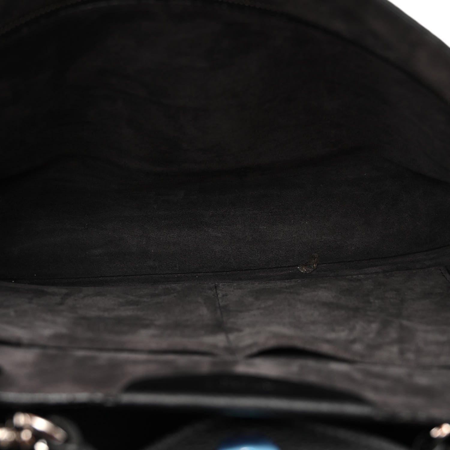 Jimmy Choo Calfskin Large Varenne Logo Top Handle Satchel Black 7 of 11