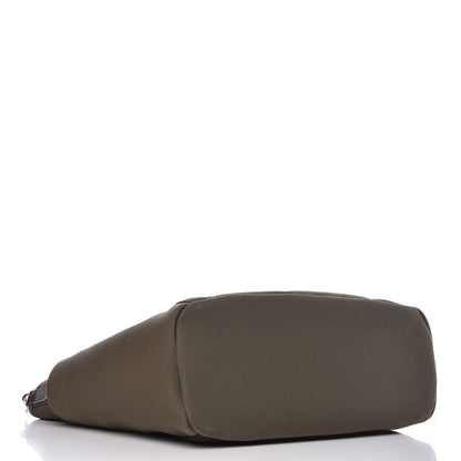 Hermes Toile Sac De Pansage Groom Kaki Feu 5 of 10