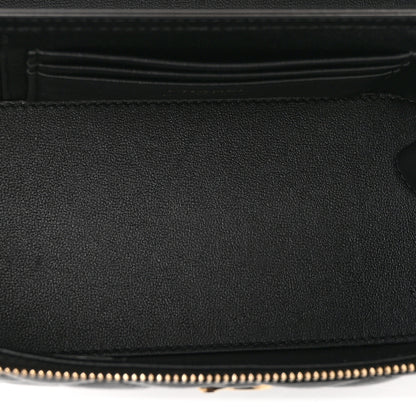 Chanel Lambskin Quilted Trendy Small Top Handle Vanity Case With Chain Black 5 of 12