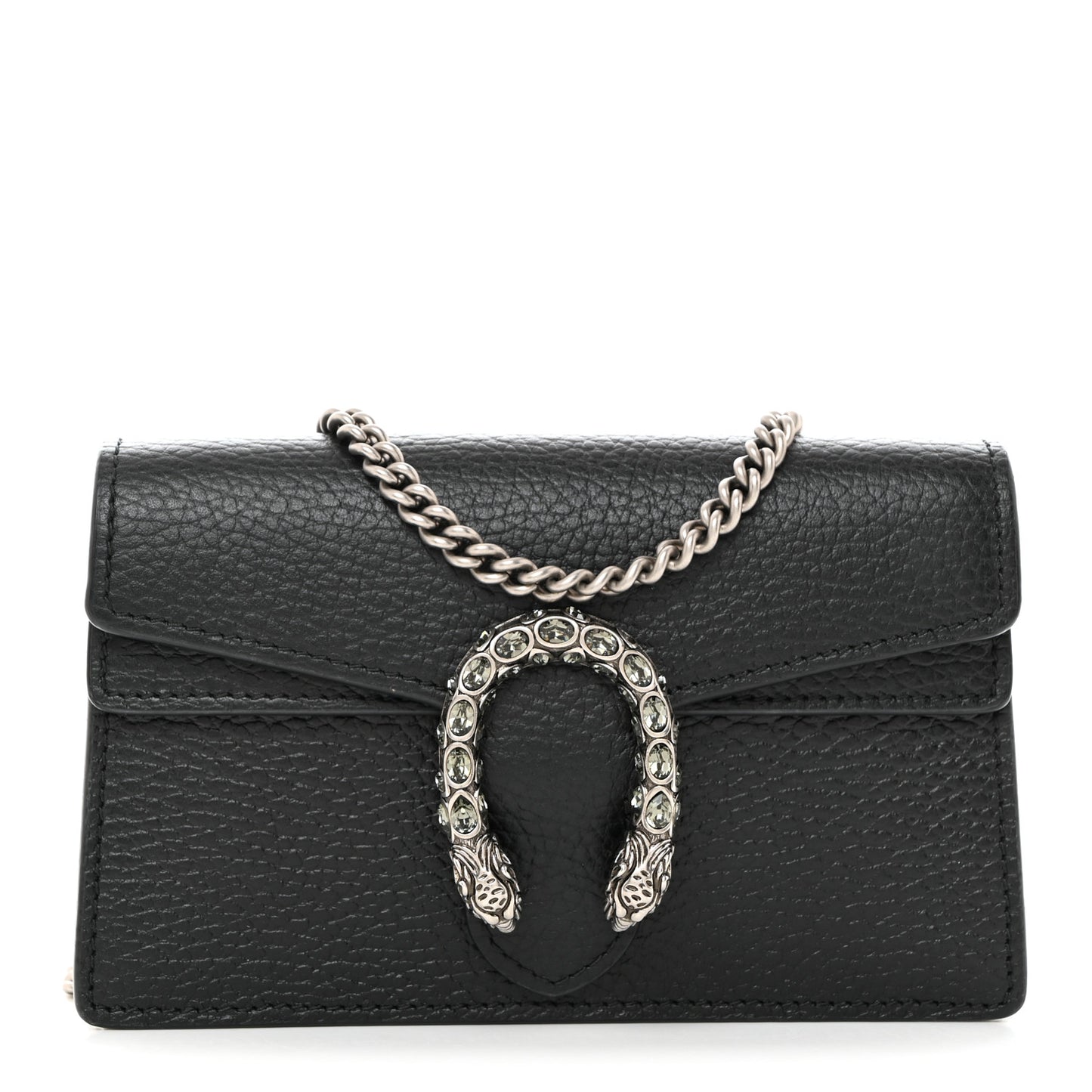 Calfskin Super Mini Dionysus Shoulder Bag Black