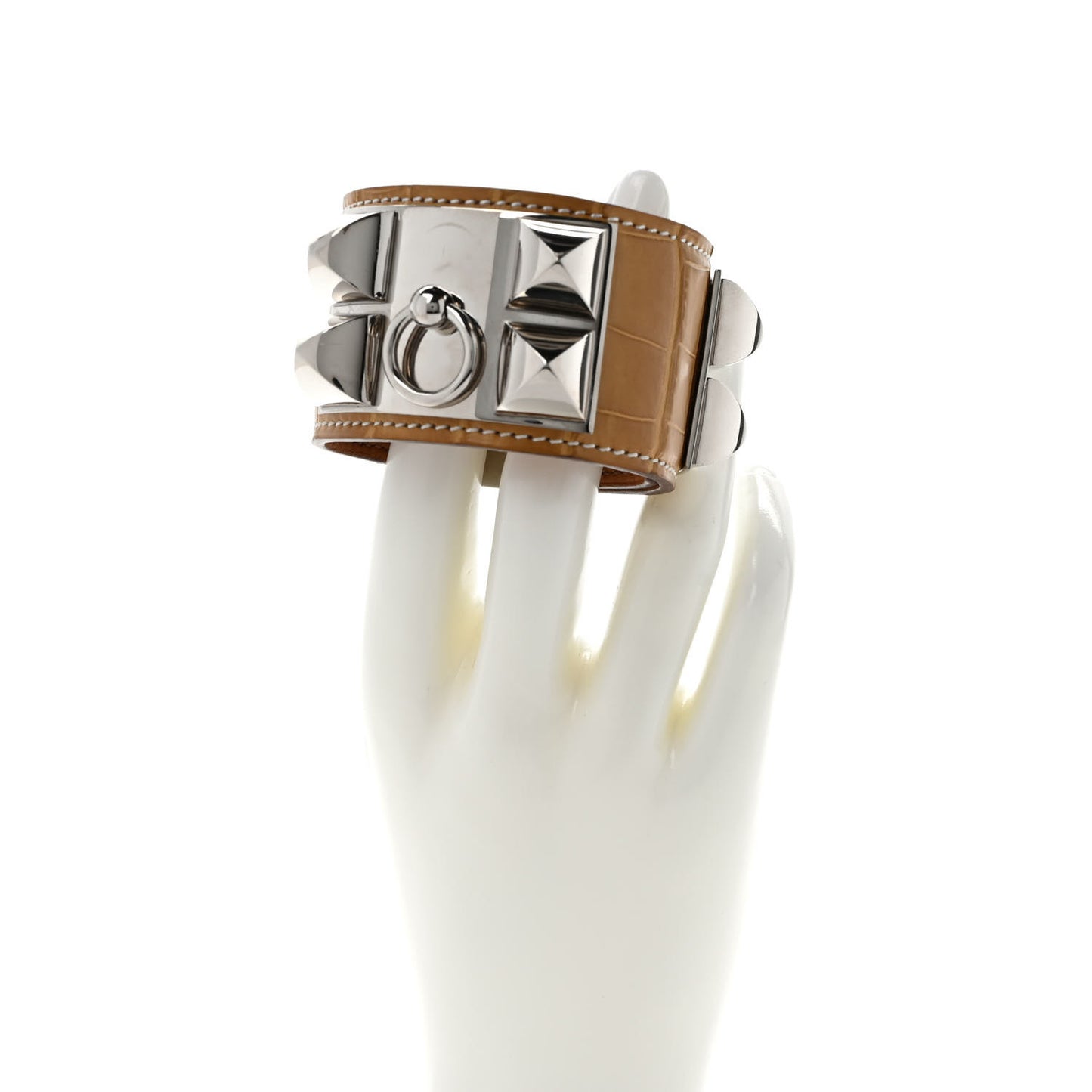 Matte Alligator Collier De Chien CDC Bracelet S Maize