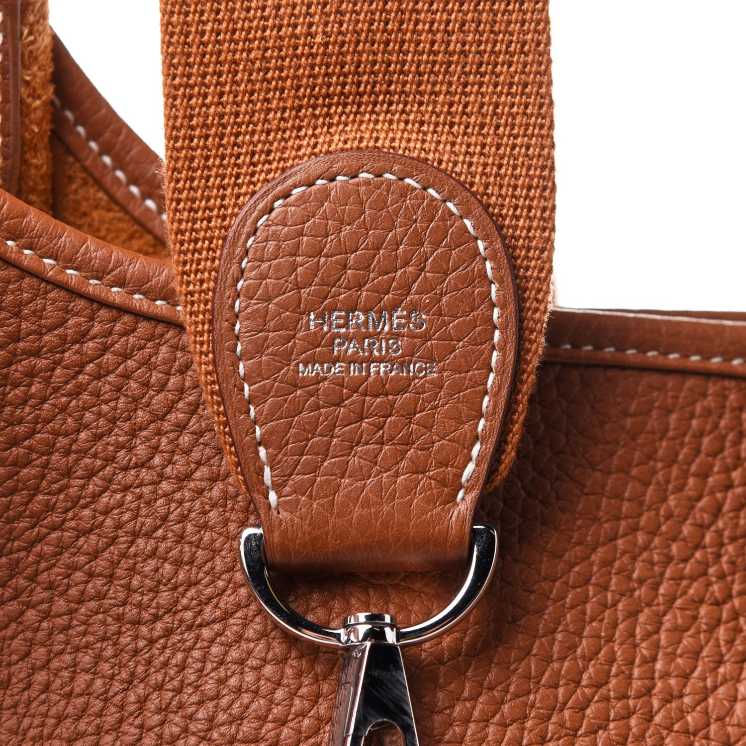 Hermes Taurillon Clemence Evelyne III PM Gold 7 of 10