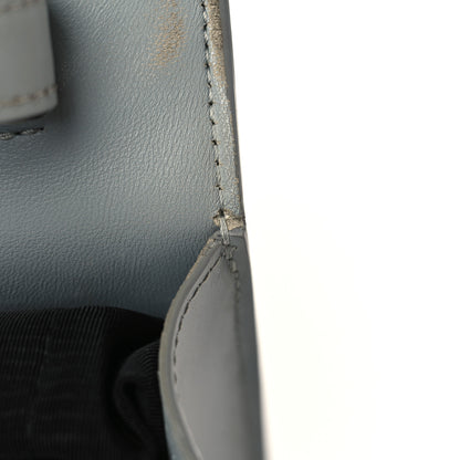 Saint Laurent Patent Grain De Poudre Classic Letters Zip Around Wallet Royal Blue 3 of 7