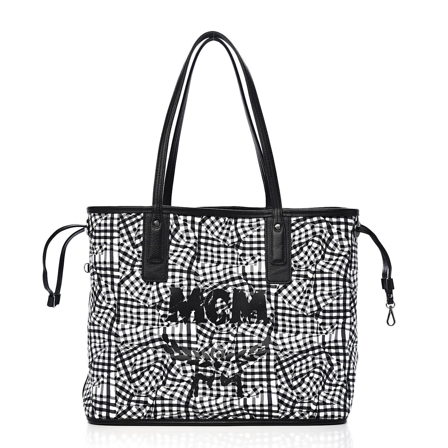 Visetos Medium Liz Reversible Shopper Tote Black