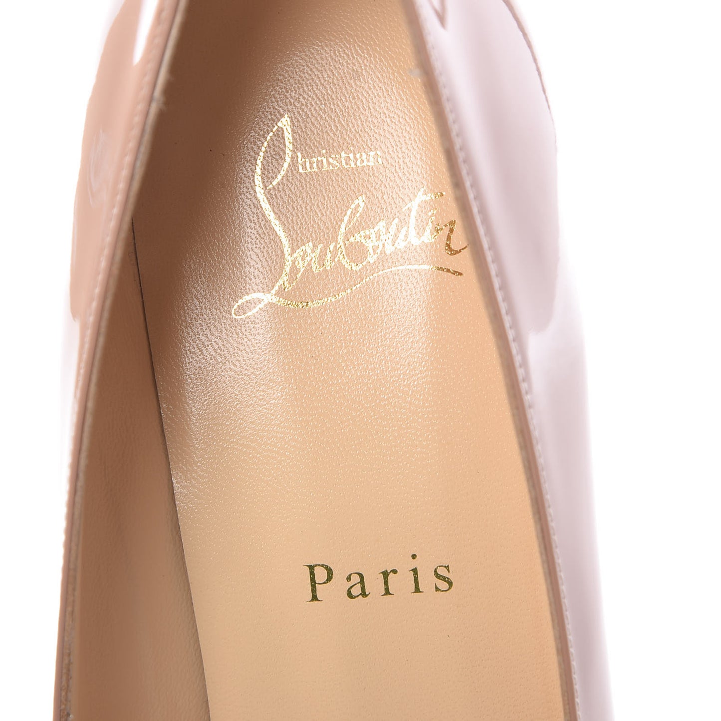 Patent Decollete 554 85 Pumps 39.5 Nude