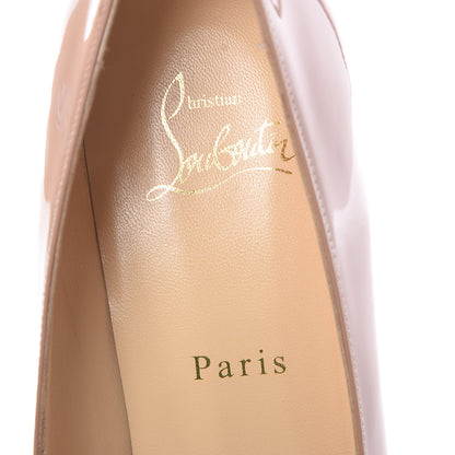 Christian Louboutin Patent Decollete 554 85 Pumps 39.5 Nude 8 of 12