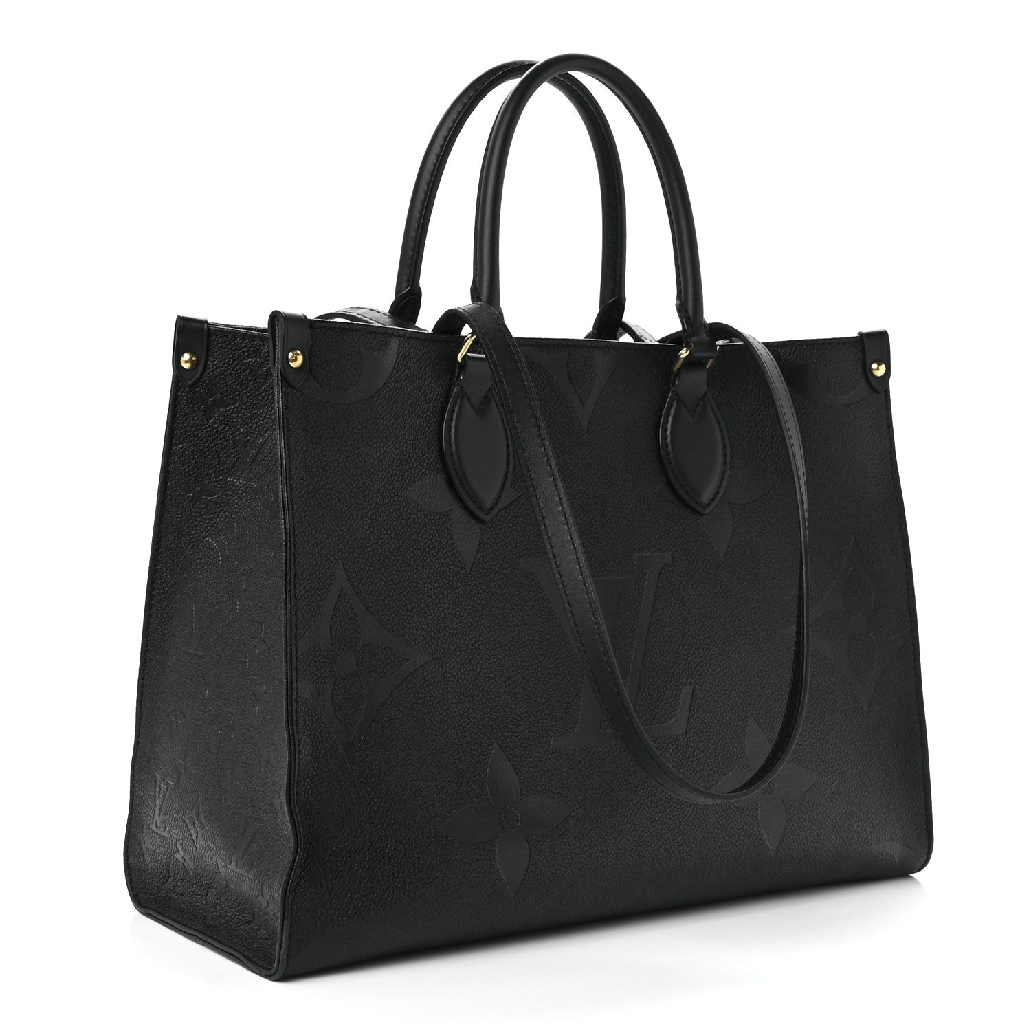 Louis Vuitton Empreinte Monogram Giant Onthego MM Black 3 of 8