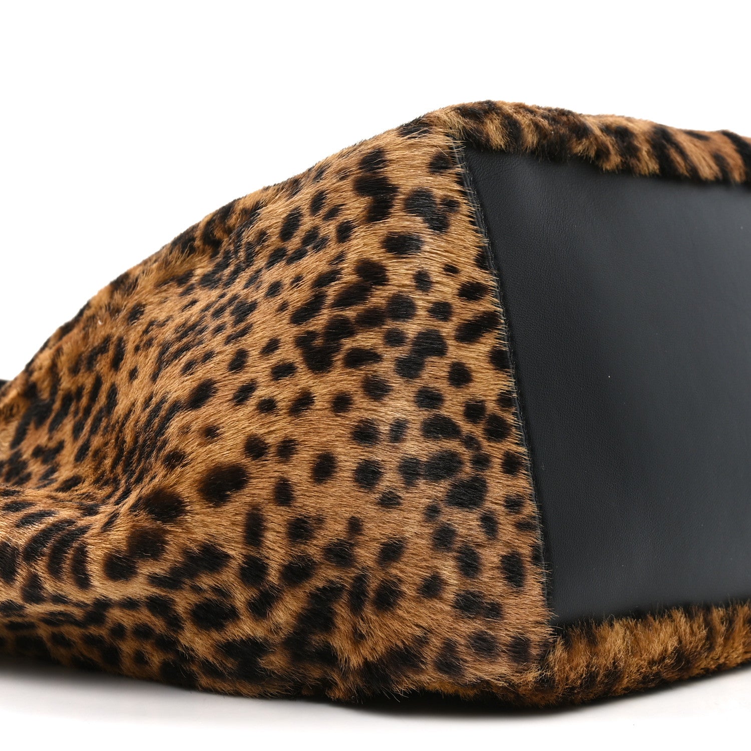 Saint Laurent Pony Hair Nappa Leopard Print Le 5 A 7 Bea Tote Manto Naturale 9 of 10