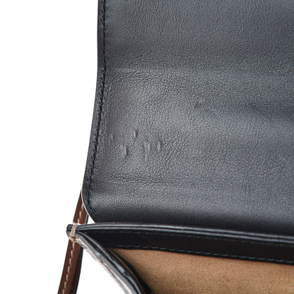Gucci GG Supreme Monogram Calfskin Small Padlock Shoulder Bag Beige Black Cuir 12 of 12
