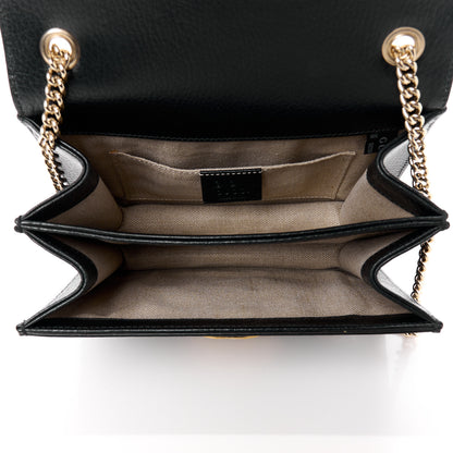 Gucci Dollar Calfskin Small Interlocking G Shoulder Bag Black 5 of 11