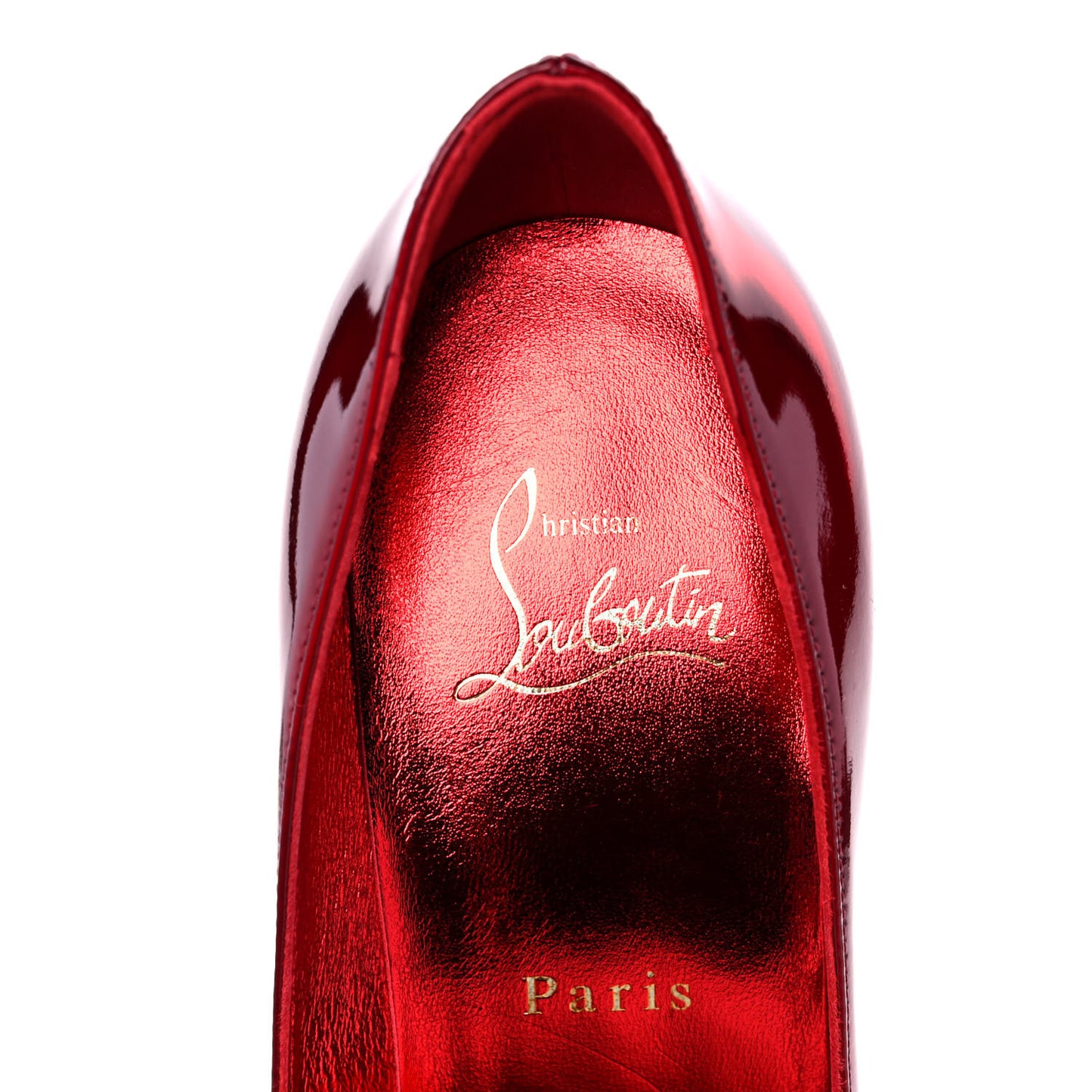 Metallic Patent Psychic So Kate 120 Pumps 38 Loubi