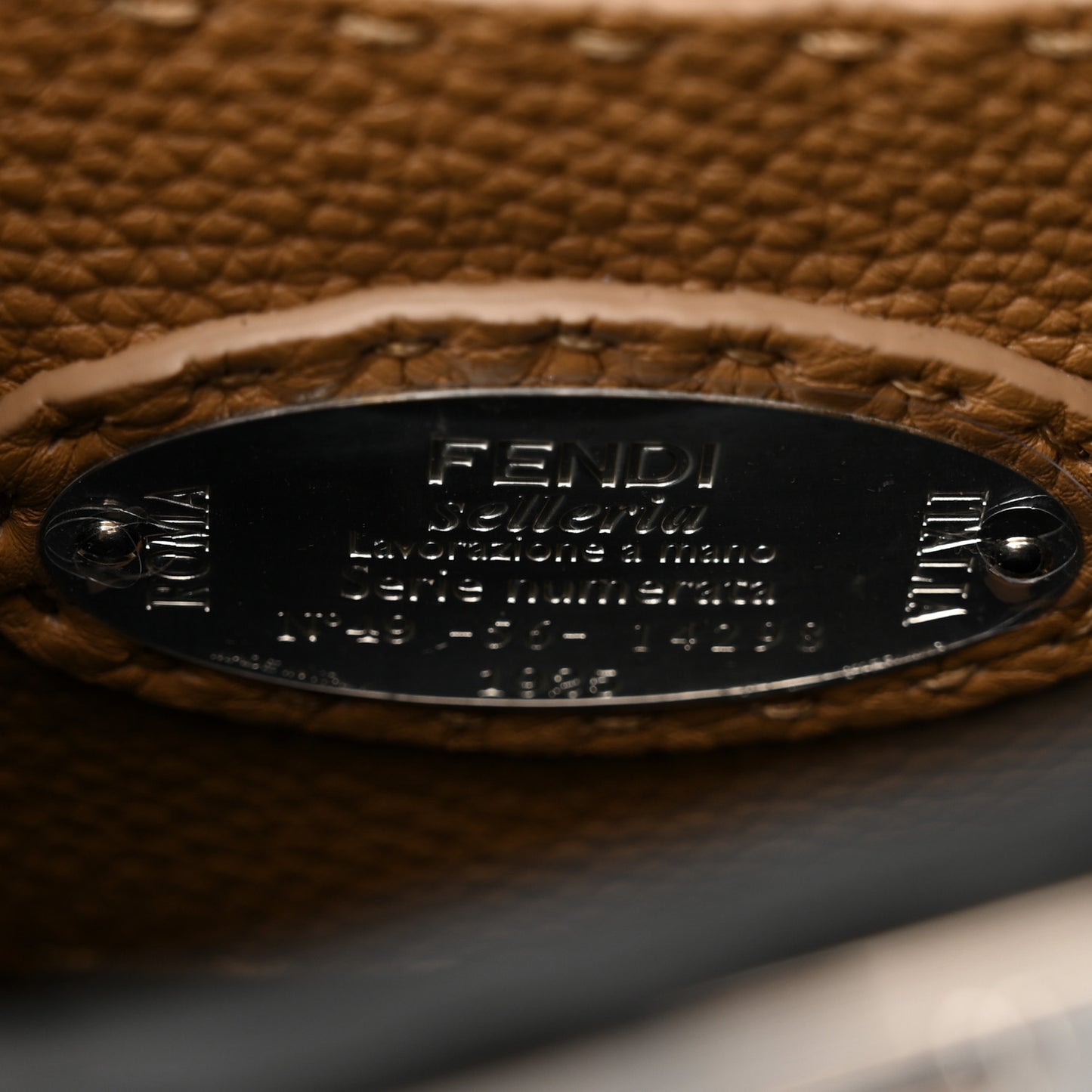 Cuoio Romano Selleria Small Peekaboo I SEE U Satchel Black Camel Sunflower