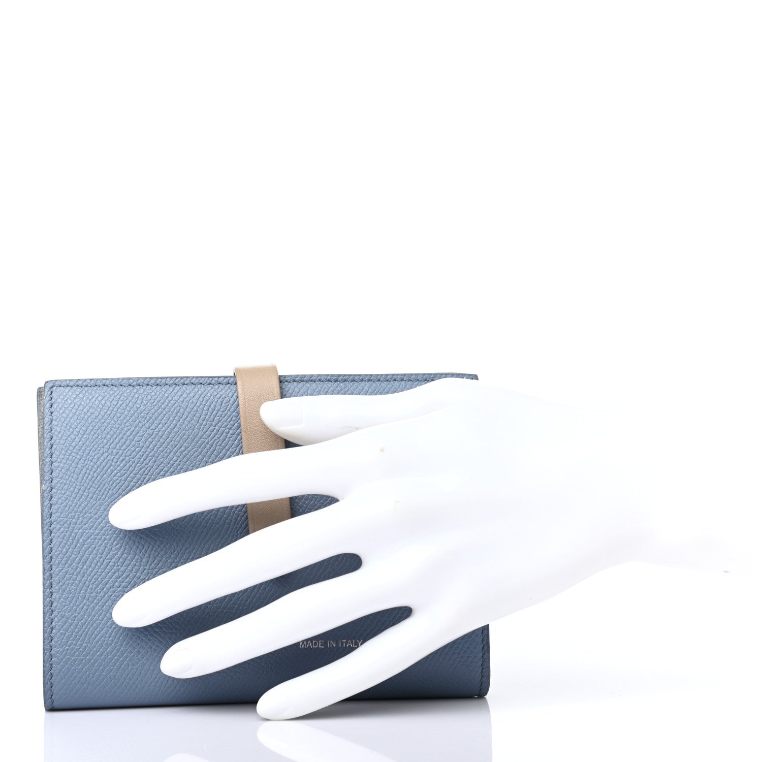 Celine Grained Calfskin Medium Multifunction Strap Wallet Cloud 2 of 7