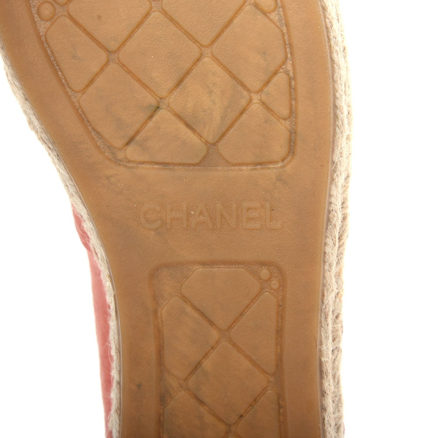 Chanel Suede CC Espadrilles 37 Pink 9 of 12